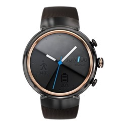 صورة ساعة آسوس زين 3 الذكية - حزام جلد بني داكن